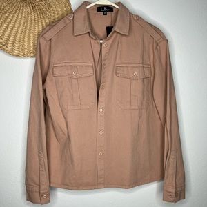 Lulu's Blush Utility Jacket NWT